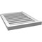 Ekena Millwork Vertical Surface Mount PVC Gable Vent: Functional, w/ 2"W x 2"P Brickmould Sill Frame, 20"W x 26"H GVPVE20X2603SF - alternate 2